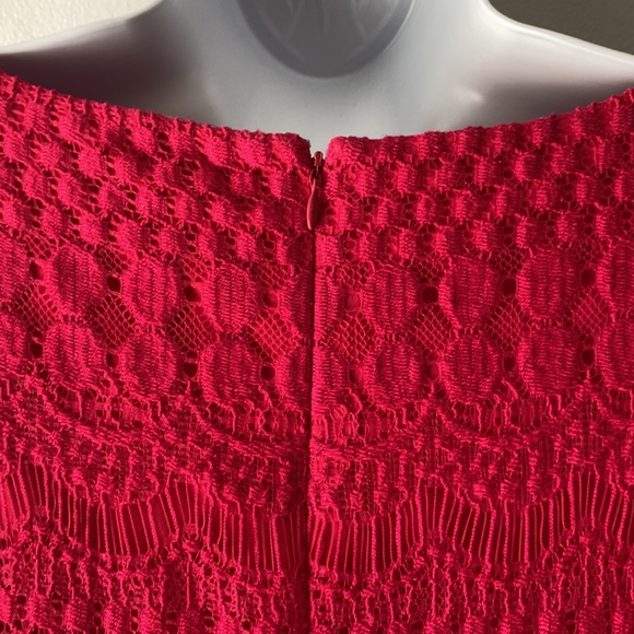 Eliza J Lace Pink Dress size 10 - Picture 9 of 14